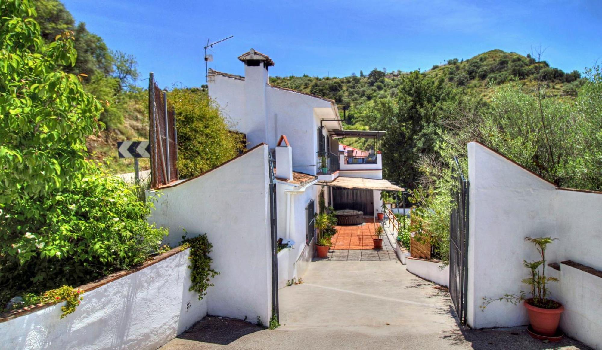 Finca El Almendro Árchez Buitenkant foto
